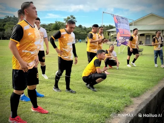 Football Players Engage in Martial Arts Display – AI Generated Video | Hailuo AI