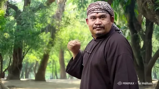 Kungfu Master Demonstrates Skills in Lush Nature – AI Generated Video | Hailuo AI