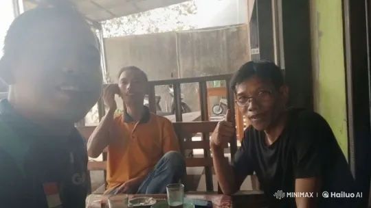 Friends Enjoying Drinks and Casual Chat with Martial Arts Flair – AI Generated Video | Hailuo AI