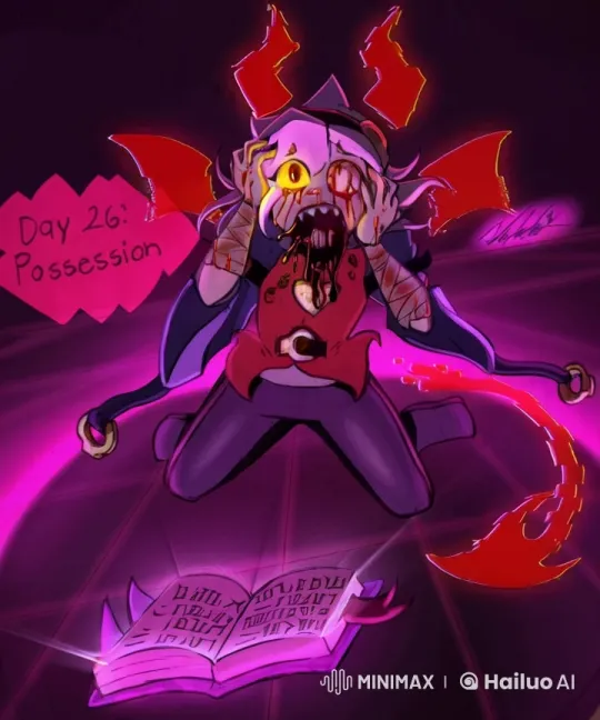 Demonic Possession and Summoning Ritual in Dark Scene – AI Generated Video | Hailuo AI