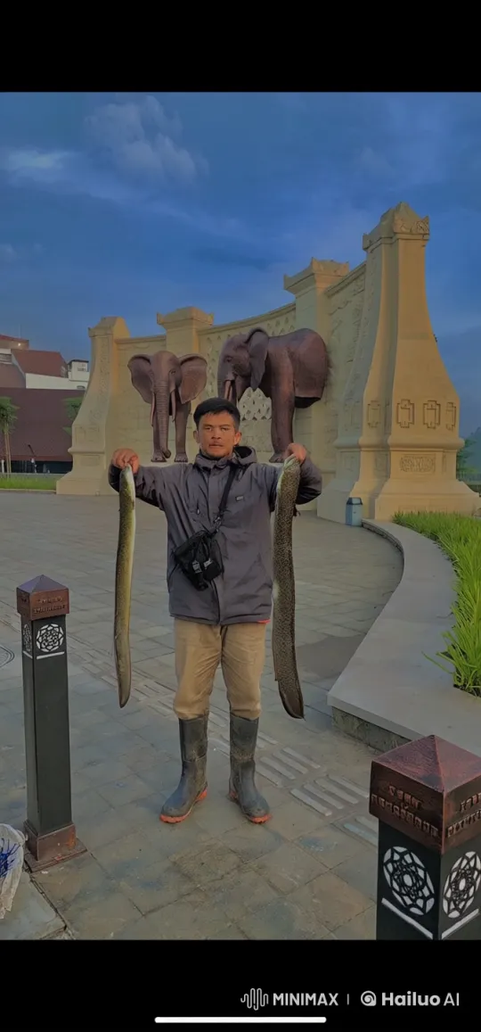 Martial Artist Showcases Skills in Front of Architectural Masterpiece – AI Generated Video | Hailuo AI