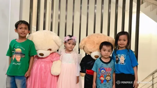 Children and Teddy Bears Engage in Playful Kung Fu – AI Generated Video | Hailuo AI