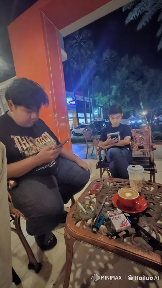 Outdoor Café Transforms into Thrilling Martial Arts Display – AI Generated Video | Hailuo AI