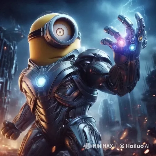 Futuristic Cityscape with Armored Minion – AI Generated Video | Hailuo AI