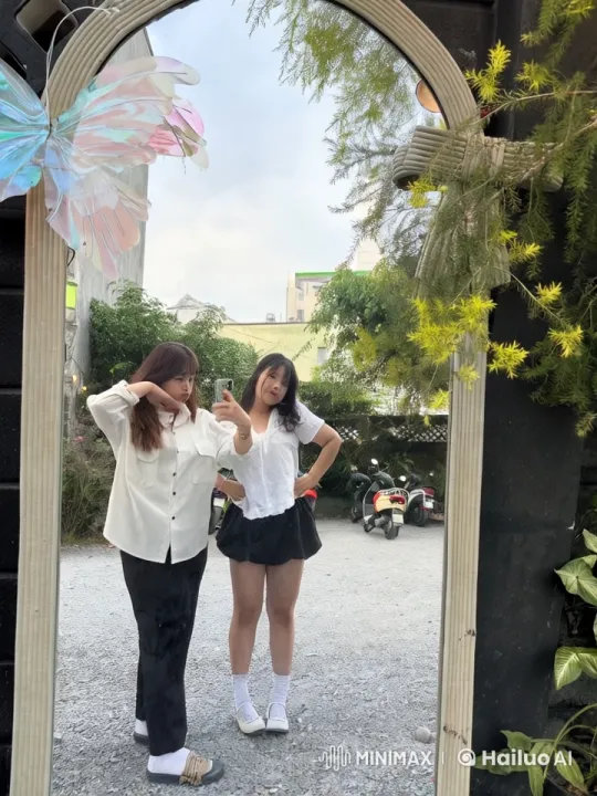 Young Women Perform Synchronized Kung Fu in Nature – AI Generated Video | Hailuo AI
