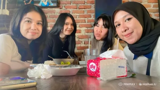 Women Practicing Kungfu in Modern Dining Setting – AI Generated Video | Hailuo AI