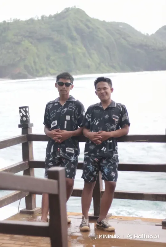 Kungfu Masters Perform in Scenic Mountain and Ocean Setting – AI Generated Video | Hailuo AI