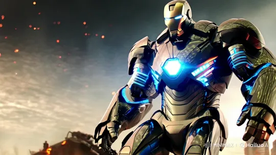 Colossal Iron Man: Awe-Inspiring Power Display in Cinematic Art – AI Generated Video | Hailuo AI