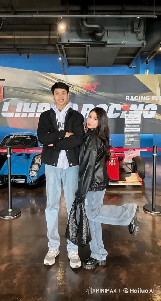 Dynamic Kungfu Duo Showcases Skills at Racing Venue – AI Generated Video | Hailuo AI