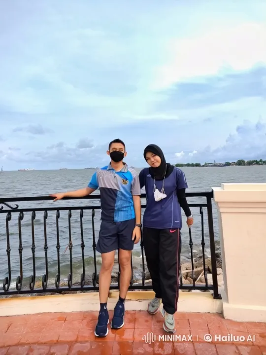 Couple Performing Kung Fu at Serene Waterfront – AI Generated Video | Hailuo AI