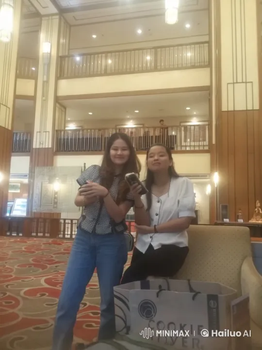Kung Fu Sparring Display in Elegant Lobby Setting – AI Generated Video | Hailuo AI