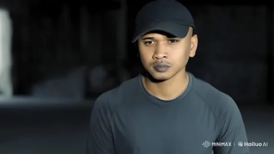 Young Kungfu Fighter Showcases Skill in Industrial Setting – AI Generated Video | Hailuo AI