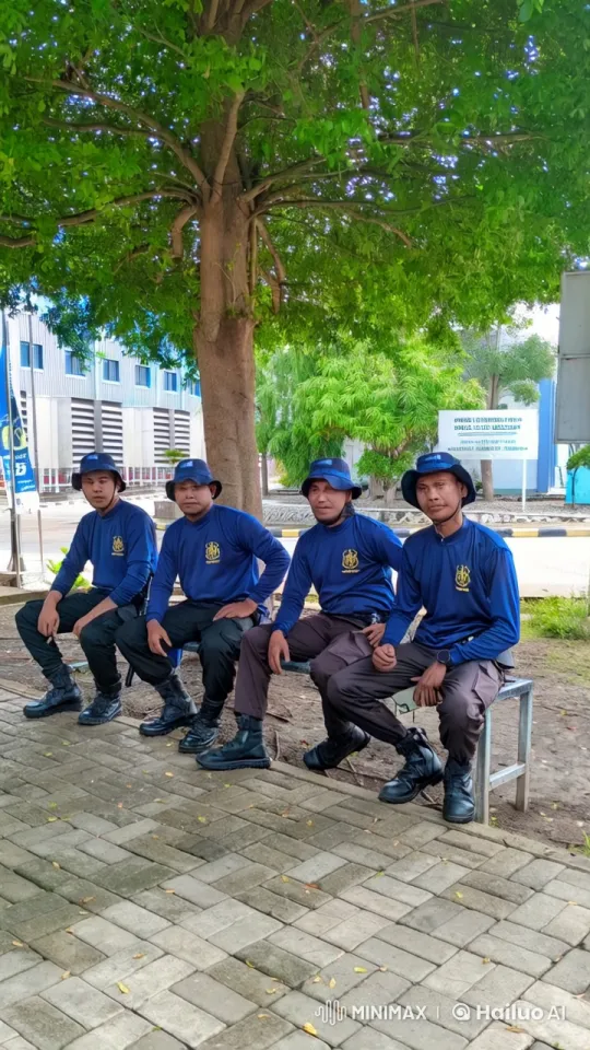 Security Guards Practice Kungfu Under Tree – AI Generated Video | Hailuo AI