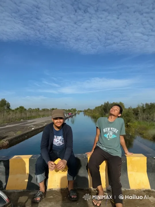 Kungfu Duel on Canal Side: Masters Spar with Grace – AI Generated Video | Hailuo AI