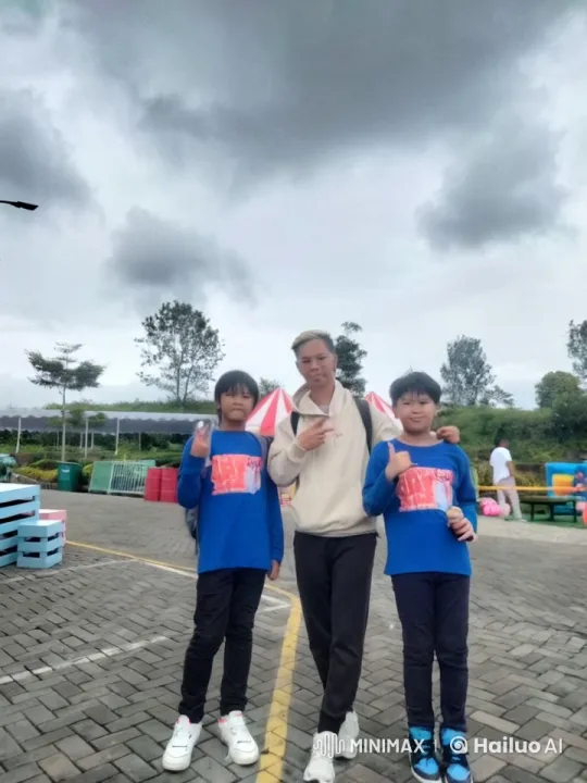 Children and Adult Practicing Kung Fu in Lively Setting – AI Generated Video | Hailuo AI