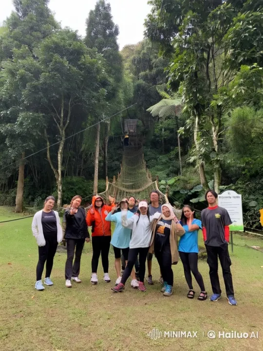 Kungfu Practitioners Showcase Skills at Adventure Park – AI Generated Video | Hailuo AI