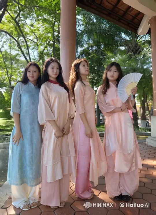 Traditional Women Practicing Martial Arts in Serene Setting – AI Generated Video | Hailuo AI