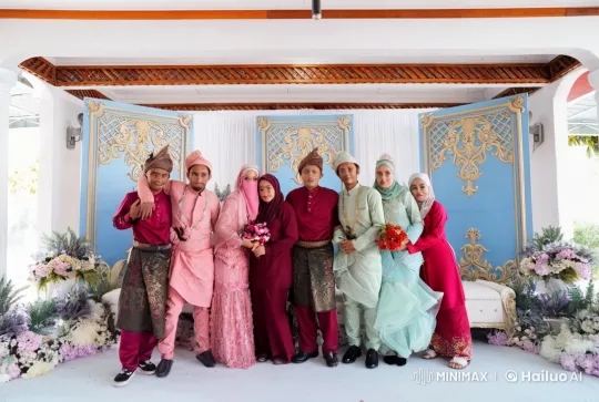 Malay Cultural Group Performs Dynamic Kungfu Display – AI Generated Video | Hailuo AI