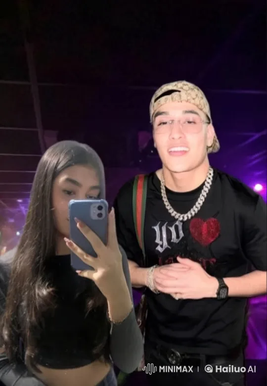 Young Couple's Intimate Moment in a Lively Nightclub – AI Generated Video | Hailuo AI