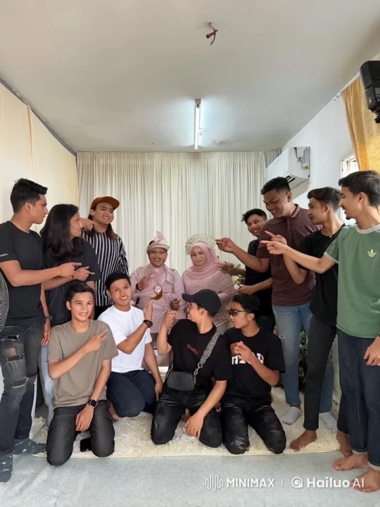 Young Group Enacts Playful Kung Fu in Cozy Room – AI Generated Video | Hailuo AI