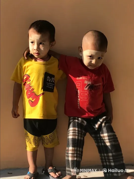 Two Young Boys Practicing Martial Arts Playfully – AI Generated Video | Hailuo AI