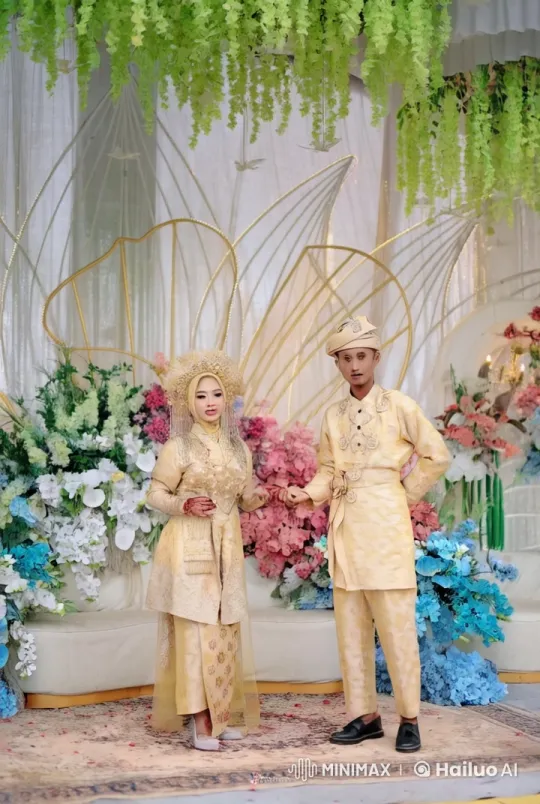 Traditional Attire Kung Fu Fight in Floral Setting – AI Generated Video | Hailuo AI