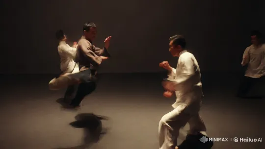 Martial Arts Masterpiece: Graceful Kung Fu Display – AI Generated Video | Hailuo AI