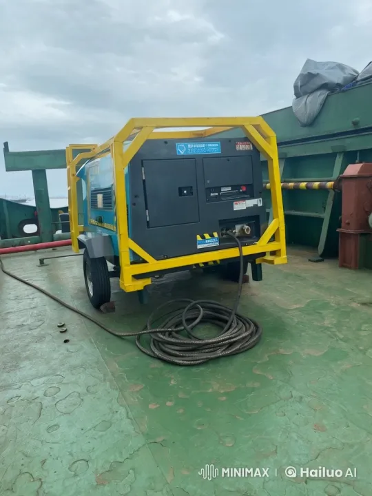 Generator Morphs into Optimus Prime on Vessel Deck – AI Generated Video | Hailuo AI