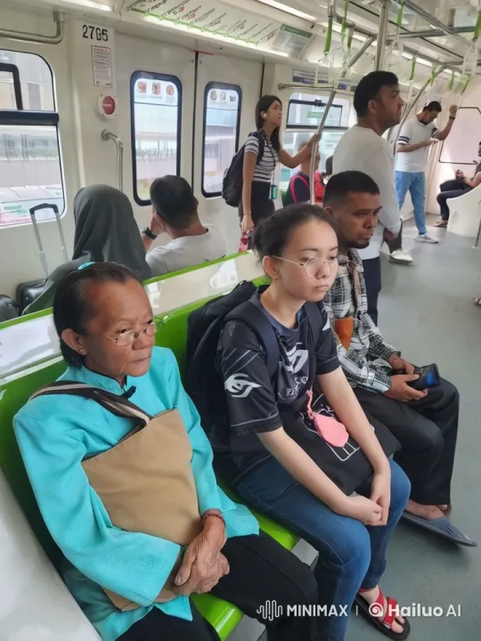 Martial Arts Display Transforms Commuter Train Ride – AI Generated Video | Hailuo AI