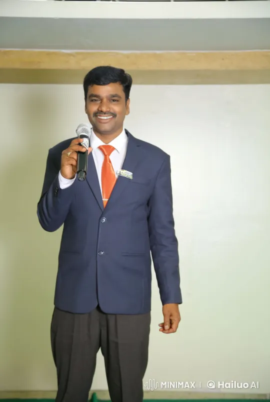 Telugu Presentation on Body Language Skills – AI Generated Video | Hailuo AI