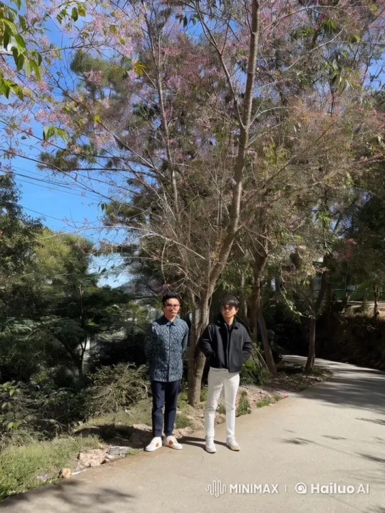 Kungfu Fight in Serene Flowering Garden – AI Generated Video | Hailuo AI
