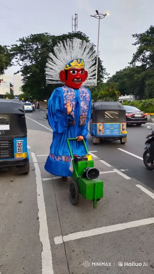 Kungfu Performer Showcases Agility in Urban Street Scene – AI Generated Video | Hailuo AI