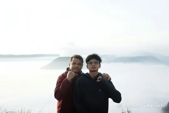 Martial Arts Sparring in Misty Mountains – AI Generated Video | Hailuo AI