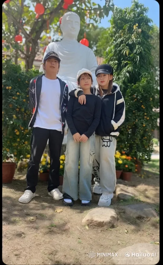 Kung Fu Practitioners Demonstrate Skills in Garden Setting – AI Generated Video | Hailuo AI