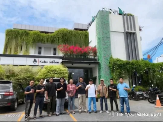 Kung Fu Practitioners Display Skills at Kubu Coffee – AI Generated Video | Hailuo AI