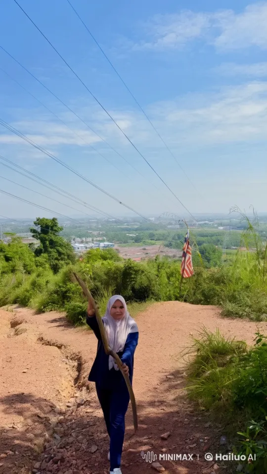 Martial Arts Display on Rocky Path – AI Generated Video | Hailuo AI