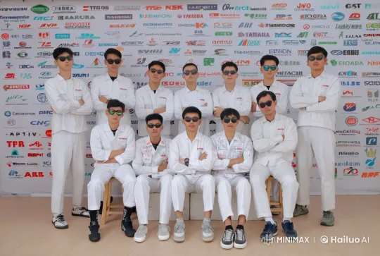White Uniformed Group Showcases Synchronized Kung Fu Mastery – AI Generated Video | Hailuo AI