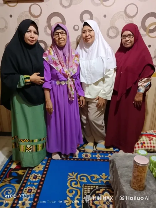 Warmly Decorated Room with Four Women – AI Generated Video | Hailuo AI