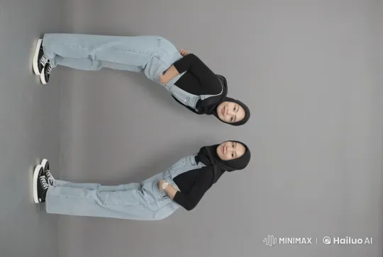 Synchronized Kung Fu Performance by Two Practitioners – AI Generated Video | Hailuo AI
