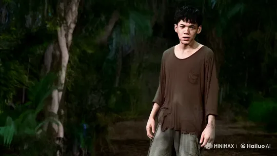 Young Man Transforms into a White Tiger in the Jungle – AI Generated Video | Hailuo AI