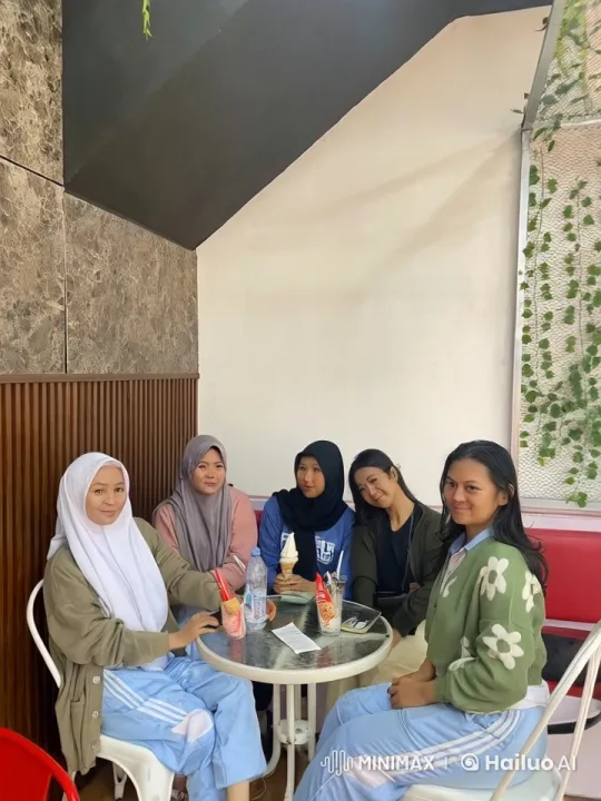 Friends' Energetic Kung Fu Showdown at Café – AI Generated Video | Hailuo AI