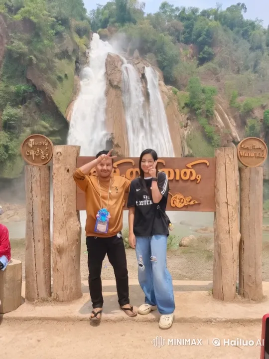 Wushu Fight Set to Keng Tawng Waterfall's Splendor – AI Generated Video | Hailuo AI