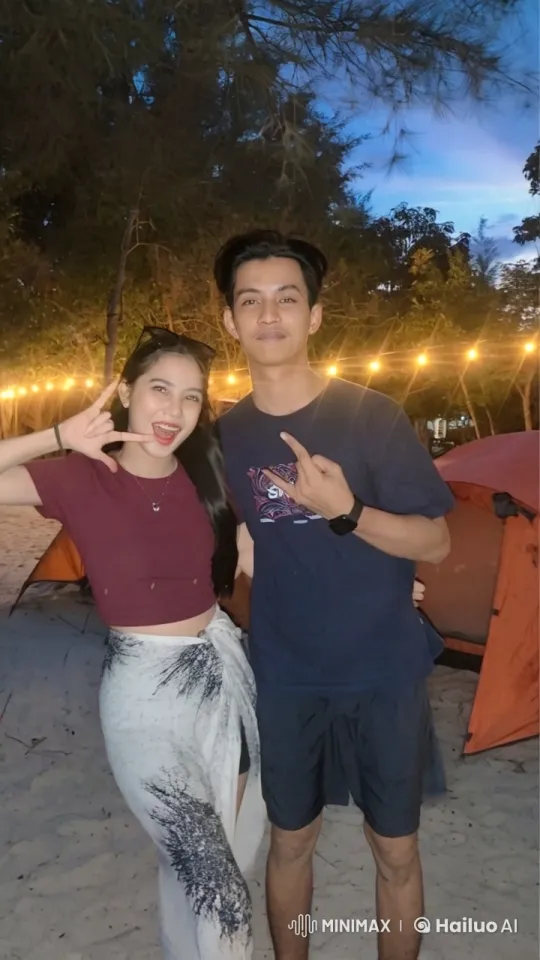 Friends Enjoy Beach Campsite with Kungfu and Cheer – AI Generated Video | Hailuo AI
