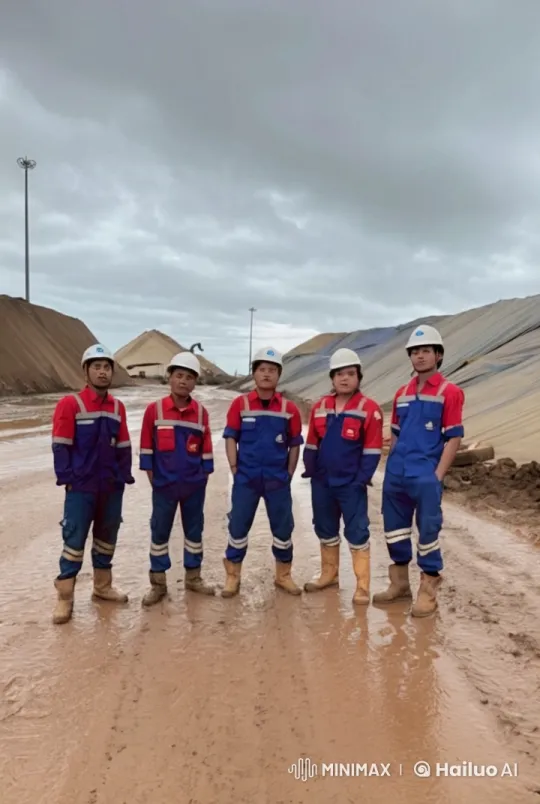 Construction Workers Perform Synchronized Kung Fu – AI Generated Video | Hailuo AI