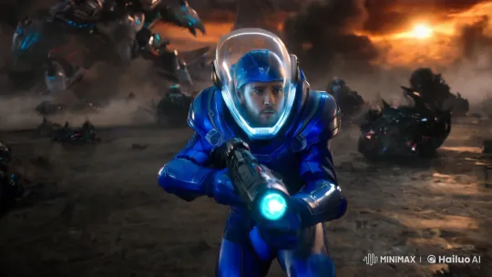Jim Raynor's Epic Battle in Starcraft Cinematic – AI Generated Video | Hailuo AI