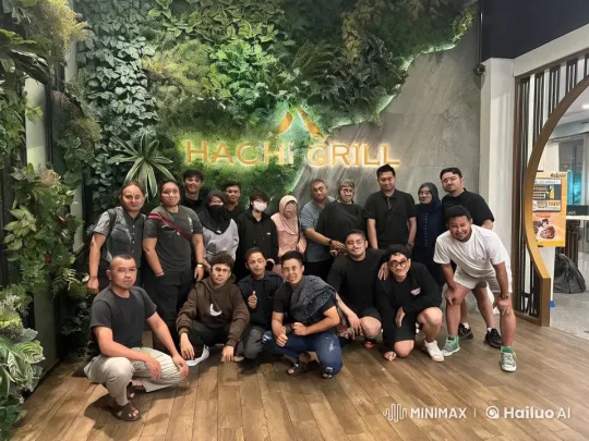 Friends' Kung Fu Display at Hachi Grill – AI Generated Video | Hailuo AI