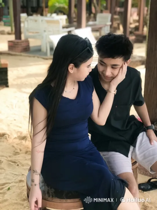 Couple Practicing Kung Fu on Tropical Beach – AI Generated Video | Hailuo AI