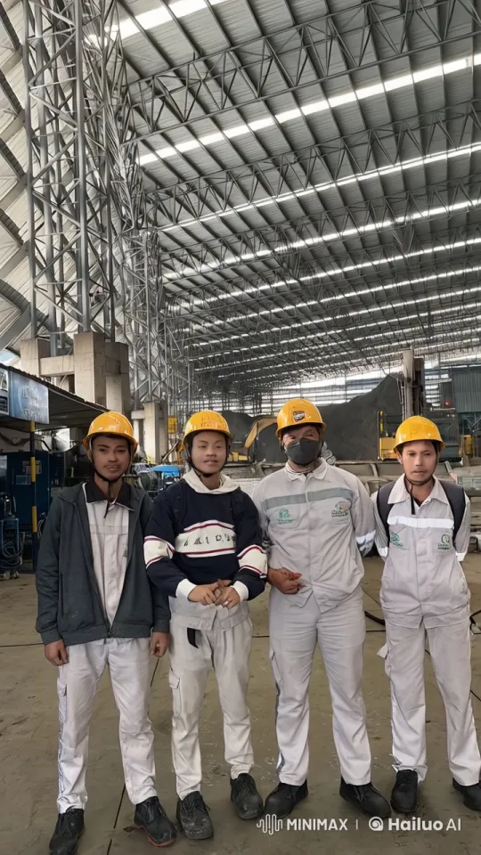 Industrial Warehouse Kungfu Team Performance – AI Generated Video | Hailuo AI