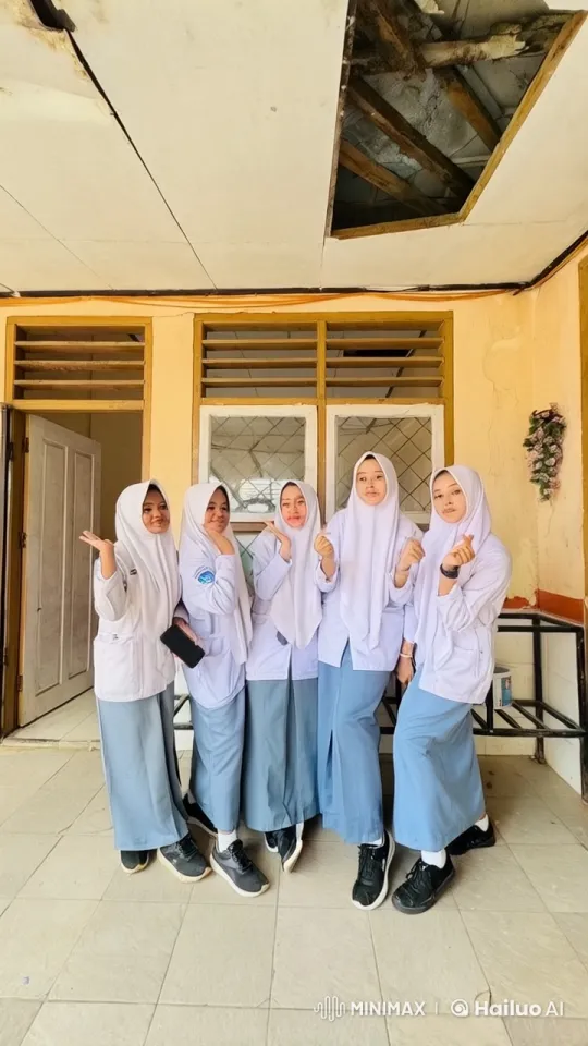 Female Students Practice Playful Kung Fu in School Uniform – AI Generated Video | Hailuo AI