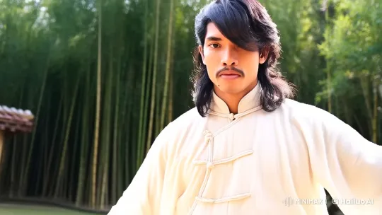 Young Kung Fu Practitioner in Serene Training Courtyard – AI Generated Video | Hailuo AI